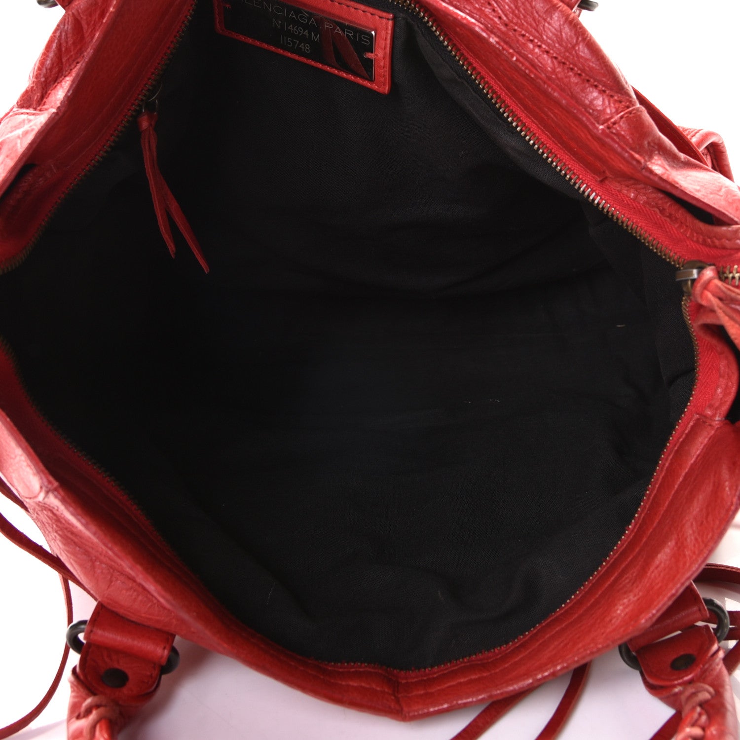 Balenciaga Agneau Classic Hardware City Rouge Coquelicot 6 of 8
