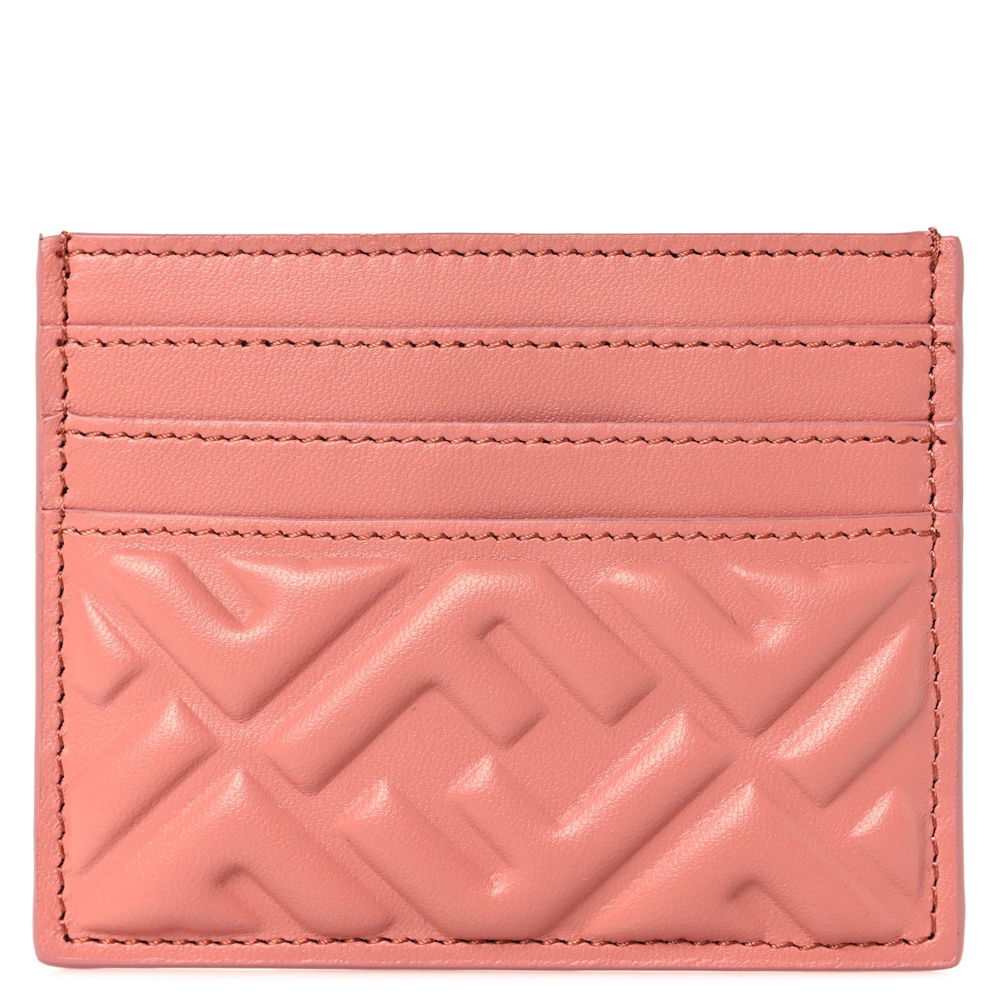 Nappa Matisse FF Embossed Card Holder Ballet Rose