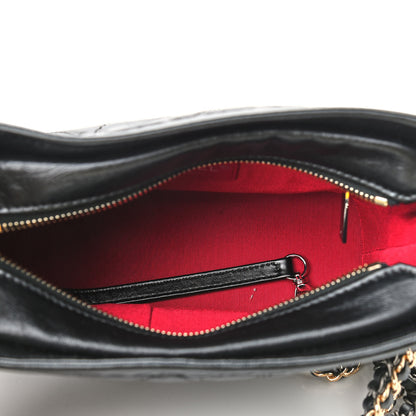 Chanel Aged Calfskin Quilted Small Gabrielle Hobo Black 5 of 9