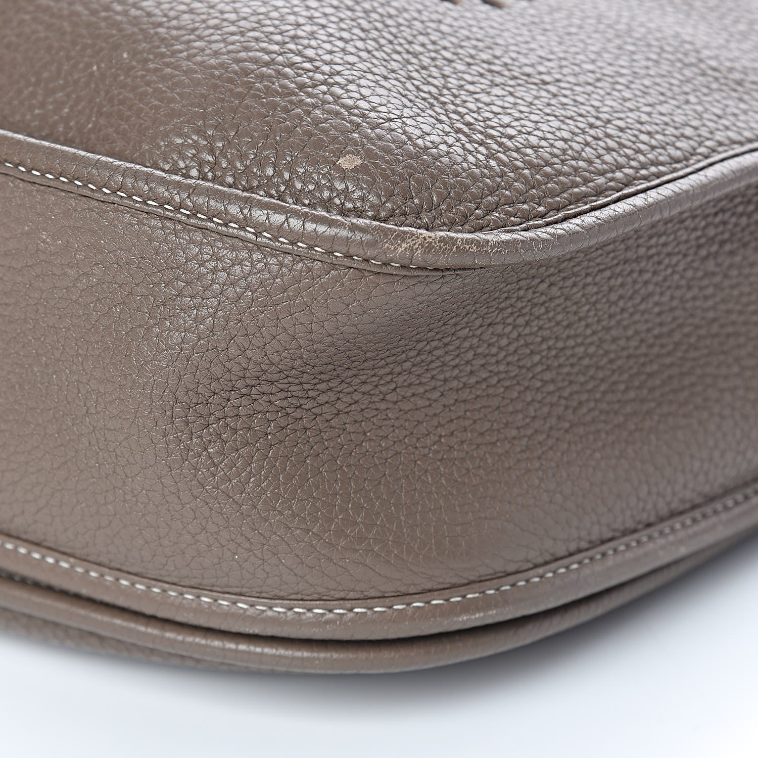 Hermes Taurillon Clemence Evelyne III GM Etoupe 11 of 13
