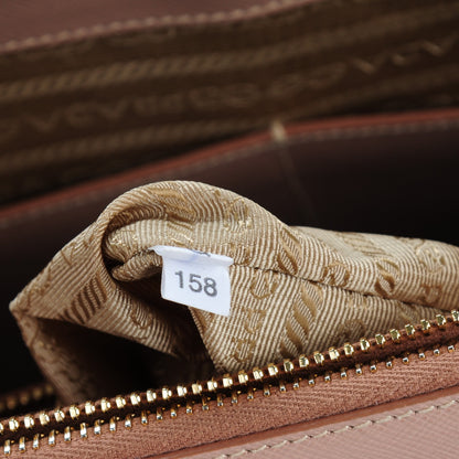 Prada Saffiano Medium Galleria Double Zip Tote Cammeo 9 of 10