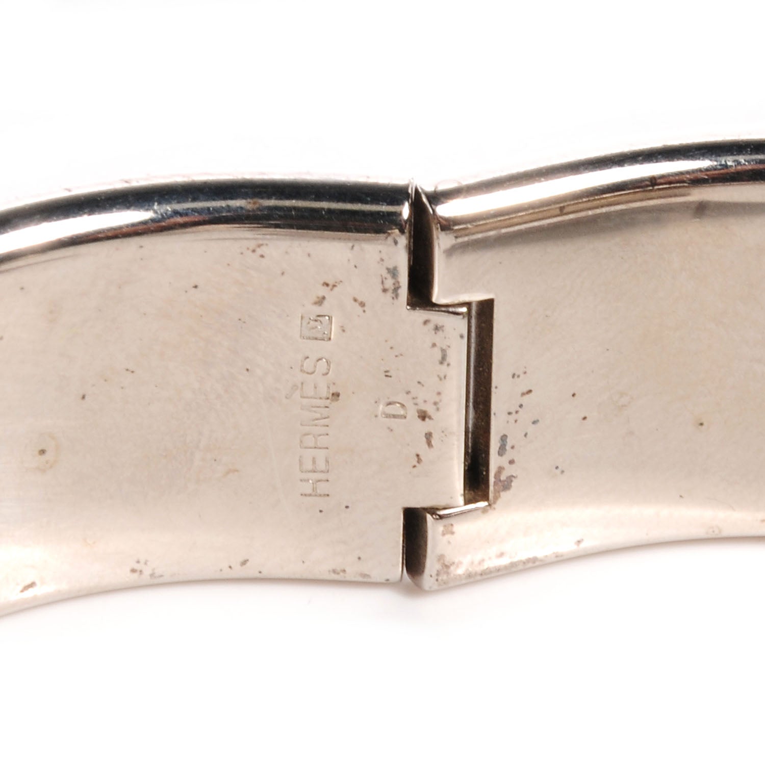 Hermes Enamel Clic Clac H Bracelet Wide PM Black 4 of 4