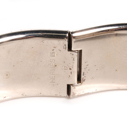Hermes Enamel Clic Clac H Bracelet Wide PM Black 4 of 4