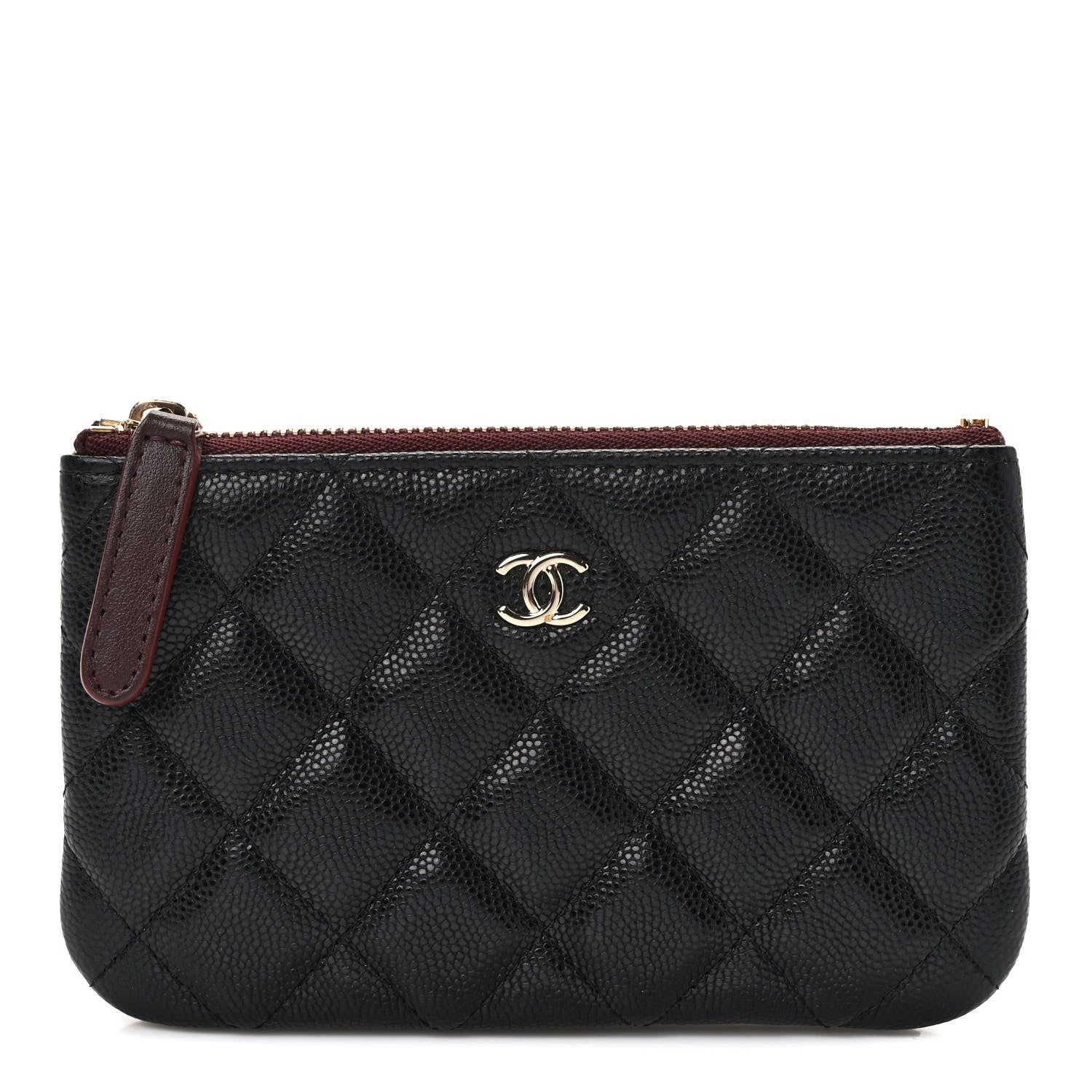 Chanel Caviar Quilted Small Cosmetic Case Black 1 of 8