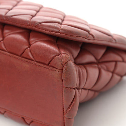 Chanel Lambskin Large New Bubble Flap Red 10 of 21