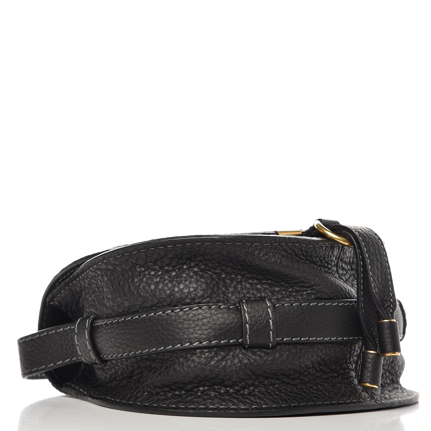 Chloe Calfskin Mini Marcie Round Crossbody Bag Black 4 of 8