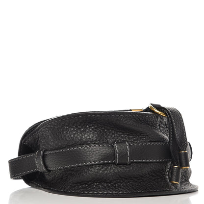 Chloe Calfskin Mini Marcie Round Crossbody Bag Black 4 of 8