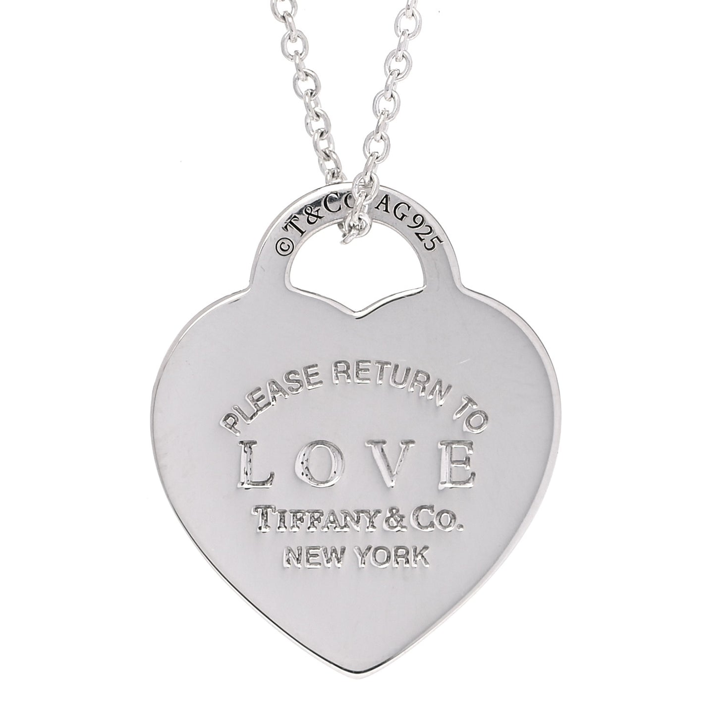 Sterling Silver Return To Tiffany Love Pendant Necklace