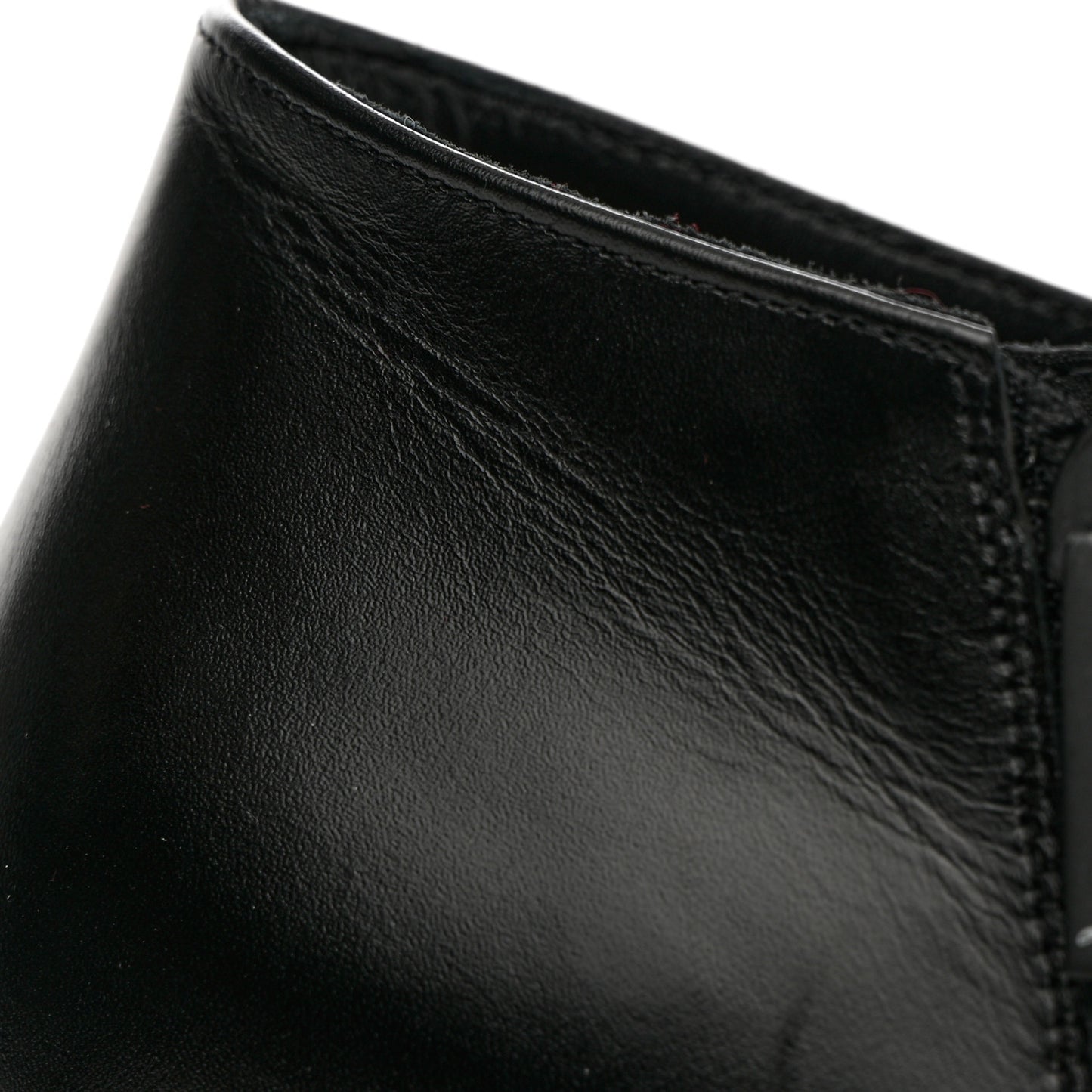 Calfskin Gorgona 85 Ankle Boots 37.5 Black