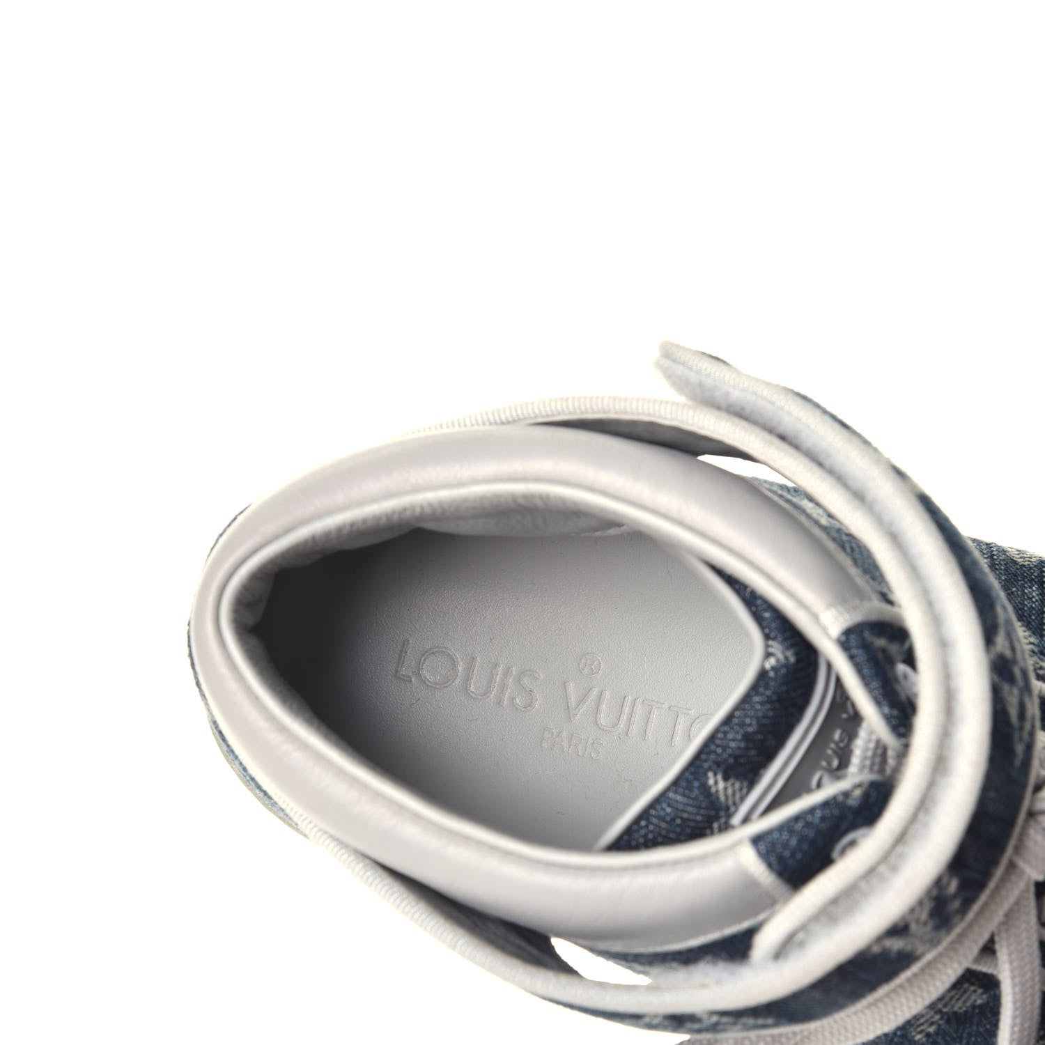 Louis Vuitton Monogram Denim Acapulco Sneakers 37 Blue 8 of 9