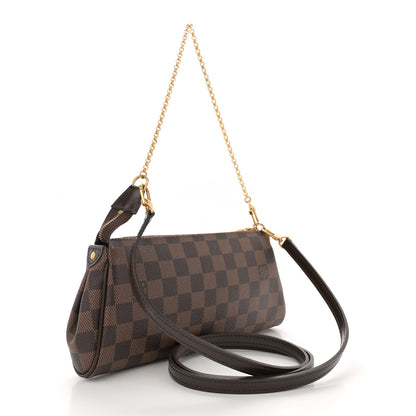 Louis Vuitton Damier Ebene Eva Clutch 2 of 11