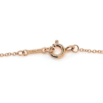 Tiffany 18K Rose Gold Diamond Mini Paloma's Graffiti Love Pendant Necklace 5 of 5