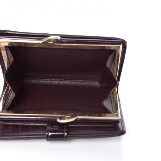Louis Vuitton Vernis French Purse Wallet Amarante 6 of 15