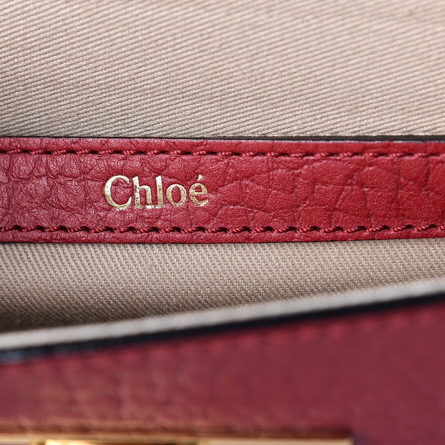 Grained Calfskin Small Sally Flap Bag Red