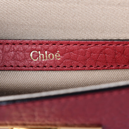 Chloe Grained Calfskin Small Sally Flap Bag Red 5 of 7