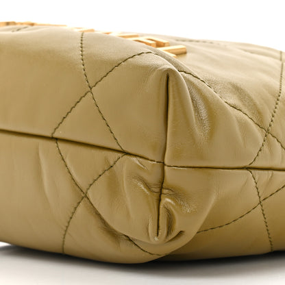 Chanel Shiny Calfskin Quilted Mini Chanel 22 Green 9 of 12