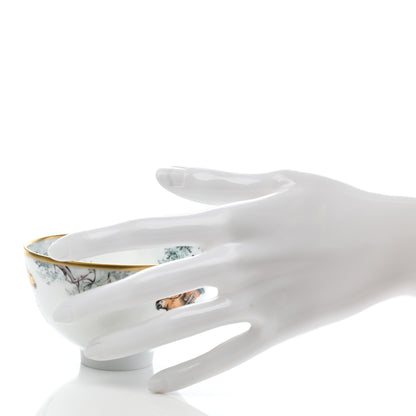 Hermes Porcelain Carnets d'Equateur Sugar Bowl 2 of 14