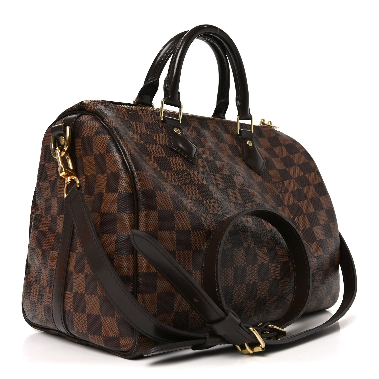 Louis Vuitton Damier Ebene Speedy Bandouliere 30 2 of 10