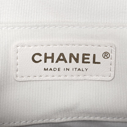 Chanel Lambskin Quilted Small Duma Drawstring Backpack White 6 of 13