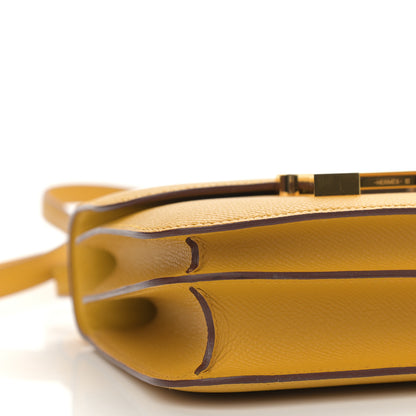 Hermes Epsom Constance 18 Jaune Ambre 9 of 14