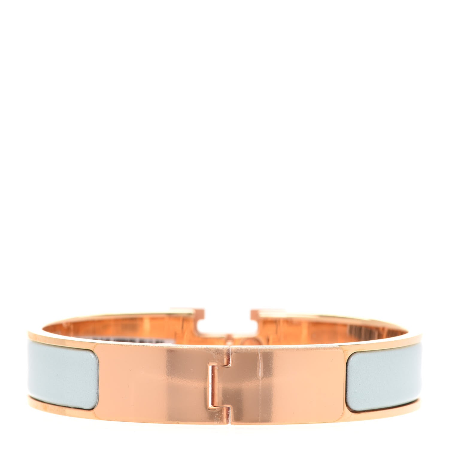 Hermes Enamel Narrow Clic Clac H Bracelet PM Vert Argile 3 of 6