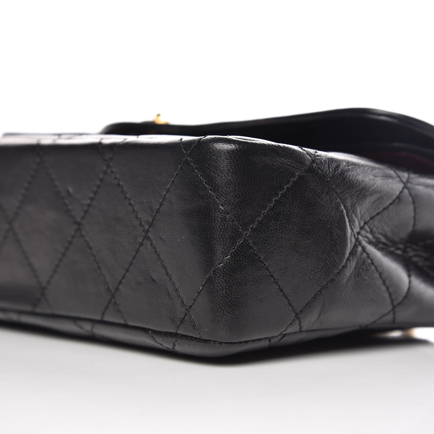 Chanel Lambskin Quilted Medium Double Flap Black 16 of 16