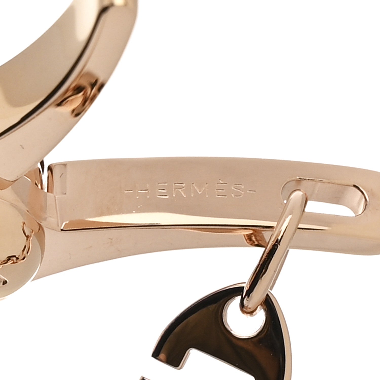 Hermes Permabrass Filou Glove Clip Rose Gold 3 of 5