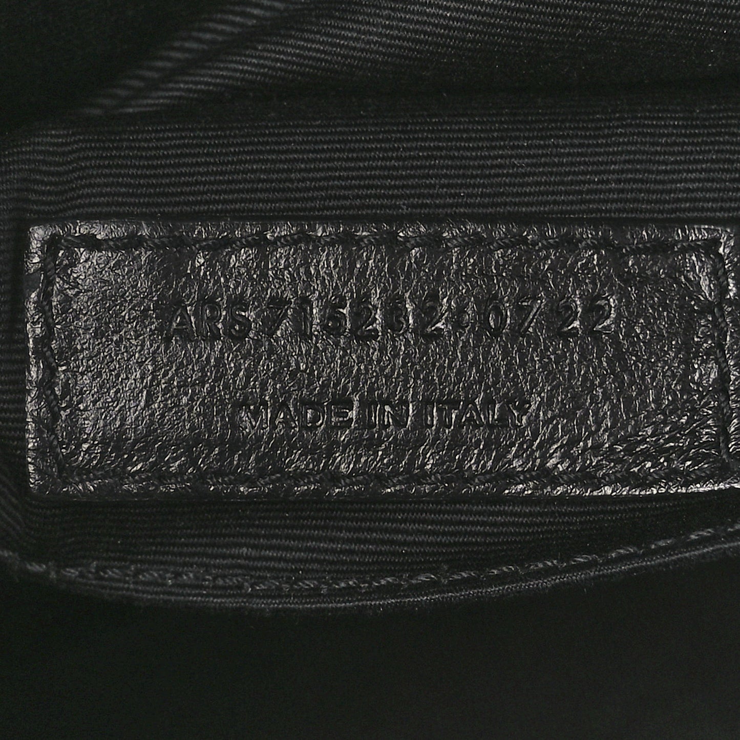 Calfskin Matelasse Monogram Lou Camera Bag Black