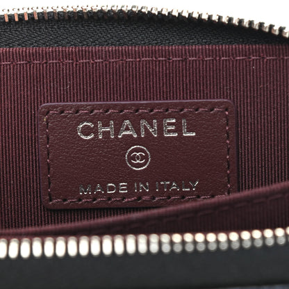 Chanel Caviar Quilted Zip Coin Purse Black 6 of 7