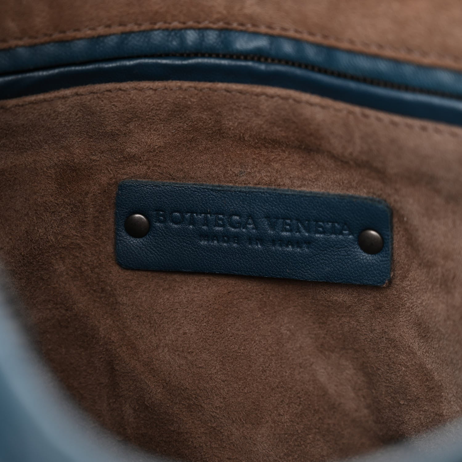Bottega Veneta Nappa Intrecciato Medium Veneta Hobo Baltic Blue 6 of 13