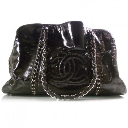 Chanel Patent Luxury Ligne Large Tote Black 1 of 12