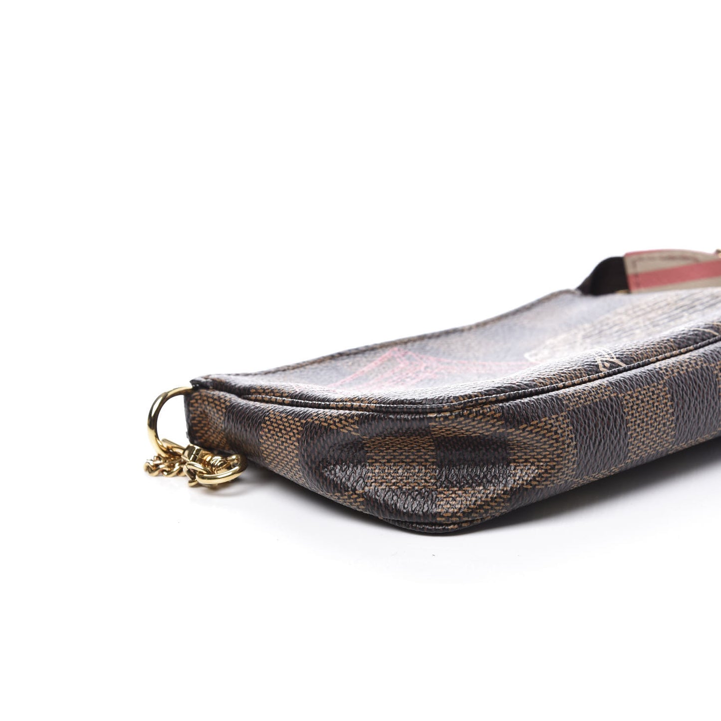 Damier Ebene 2014 Christmas Animation Mini Pochette Accessories