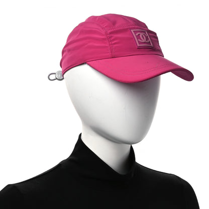 Chanel Nylon CC Cap M Hat Pink 2 of 12