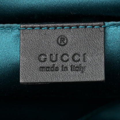 Gucci Suede Patent Web Medium Ophidia Chain Shoulder Bag New Shamarock Black 6 of 13