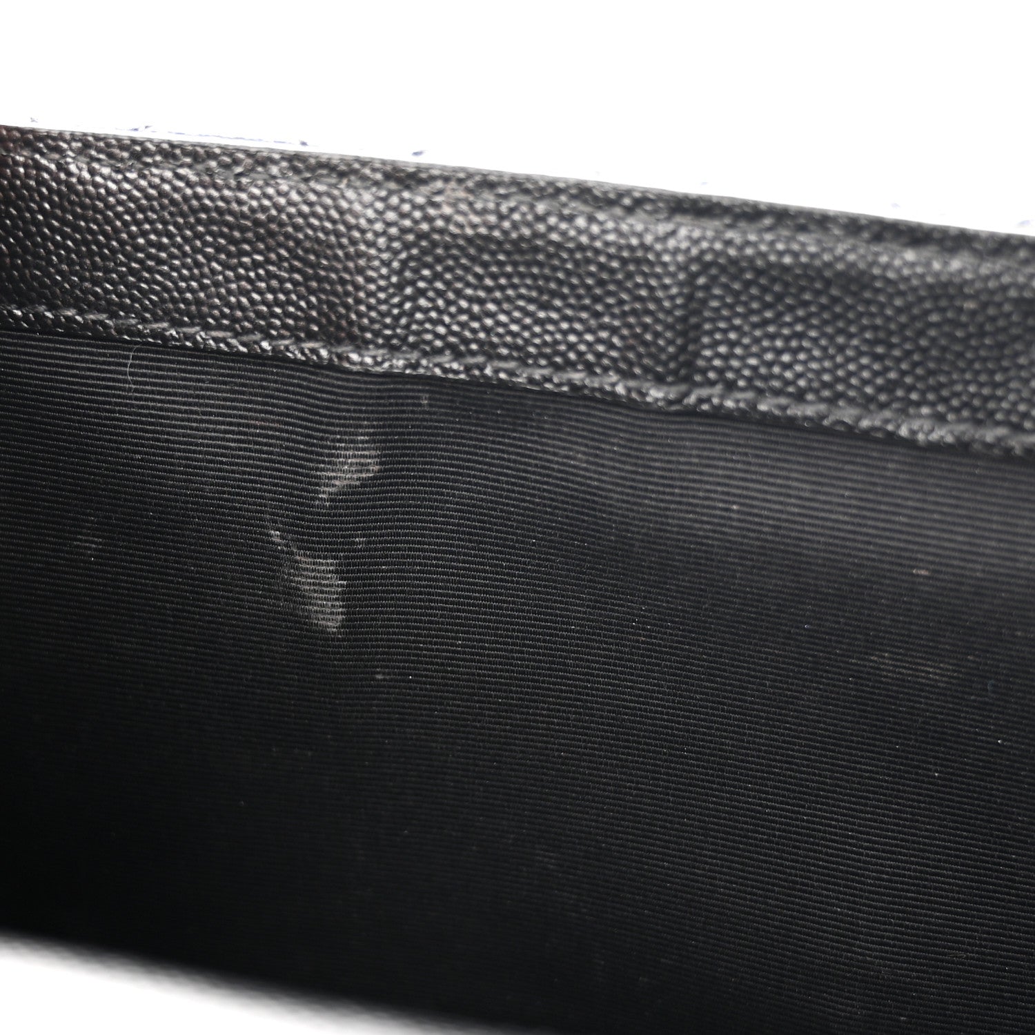 Saint Laurent Grain De Poudre Textured Mixed Matelasse Triquilt Medium Monogram Satchel Black 13 of 14