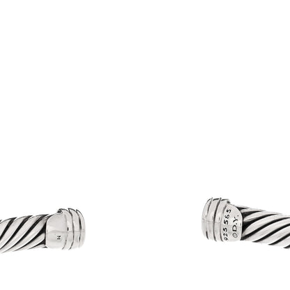 David Yurman Sterling Silver 14K Yellow Gold 5mm X Station Cable Bracelet 3 of 3