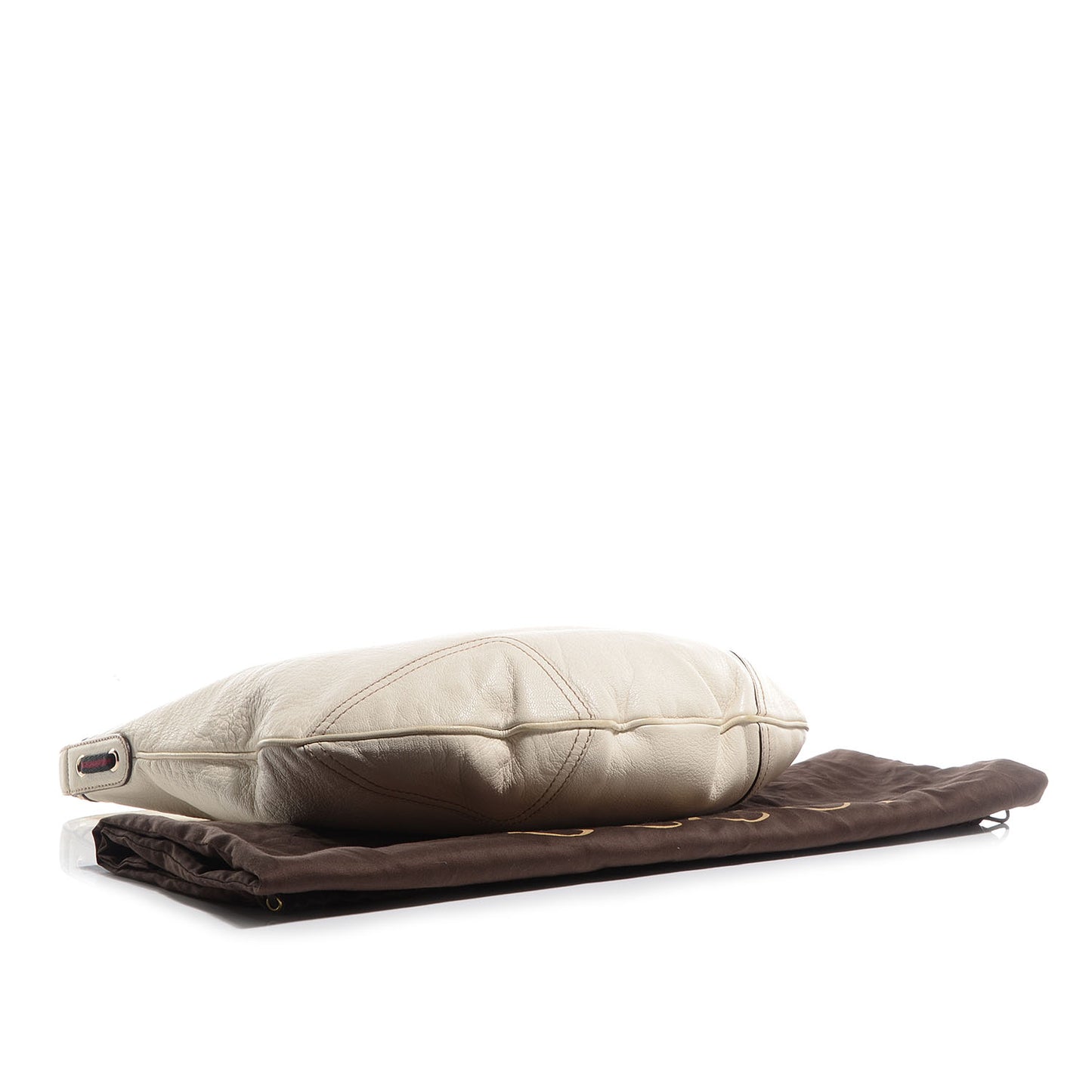 Leather Princy Hobo Off White