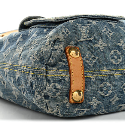 Louis Vuitton Denim Baggy GM Blue 8 of 12