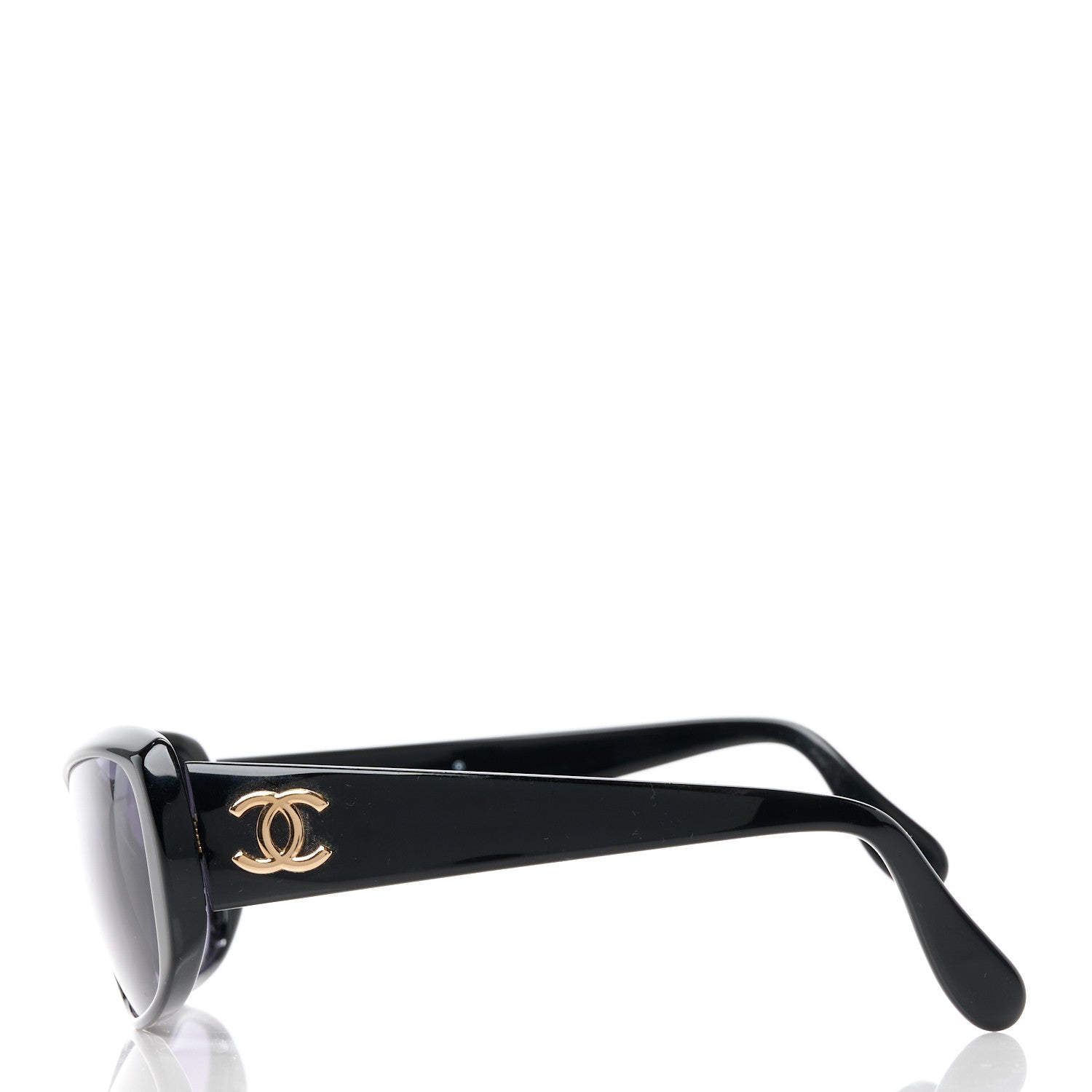 Chanel Acetate CC Sunglasses 0021 Black 3 of 7