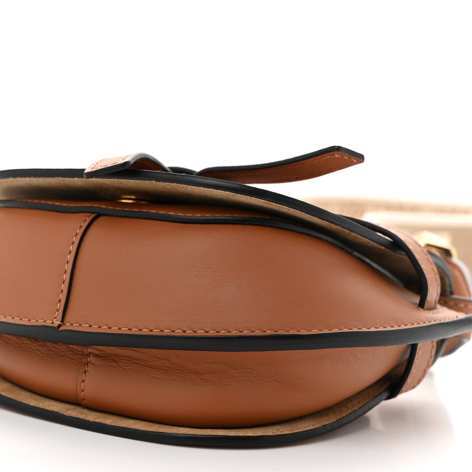 Loewe Calfskin Jacquard Mini Gate Dual Bag Tan 10 of 10