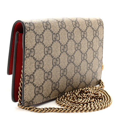Gucci GG Supreme Monogram Mini Cherry Chain Bag 3 of 9