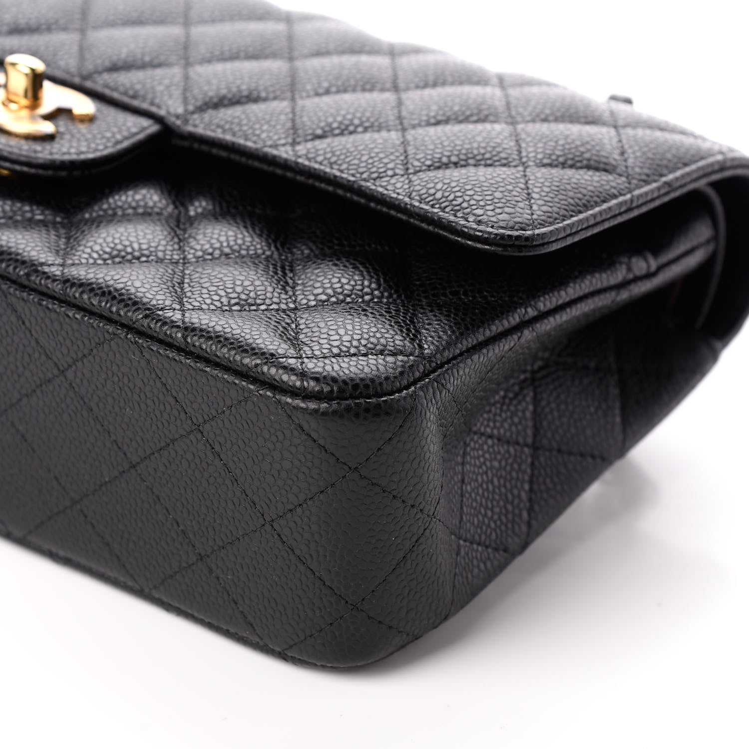 Chanel Caviar Quilted Medium Double Flap Black 10 of 10