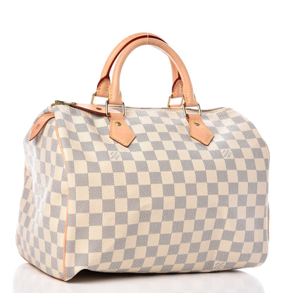Louis Vuitton Damier Azur Speedy 30 3 of 10