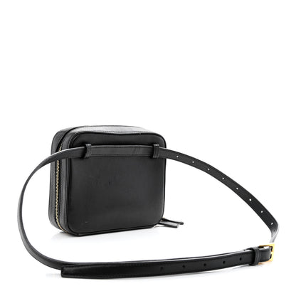 Saint Laurent Lambskin Matelasse Vicky Monogram Belt Bag Black 3 of 13