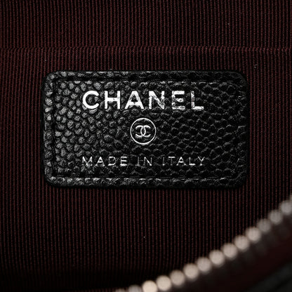 Chanel Caviar Quilted Cosmetic Case Black 6 of 8