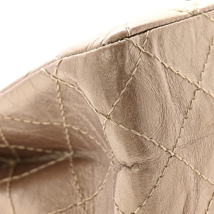 Chanel Metallic Aged Calfskin Quilted 2.55 Reissue 226 Flap Dark Gold 11 of 13