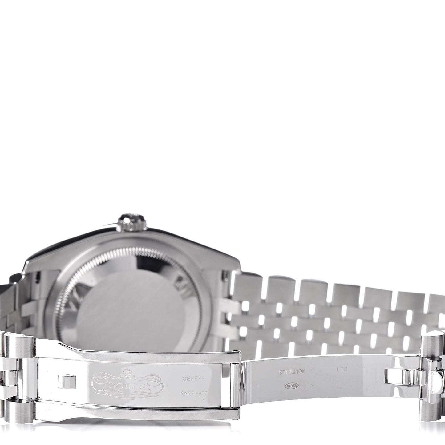 Stainless Steel 18K White Gold Diamond 36mm Oyster Perpetual Datejust Watch Pink Flowers 116244