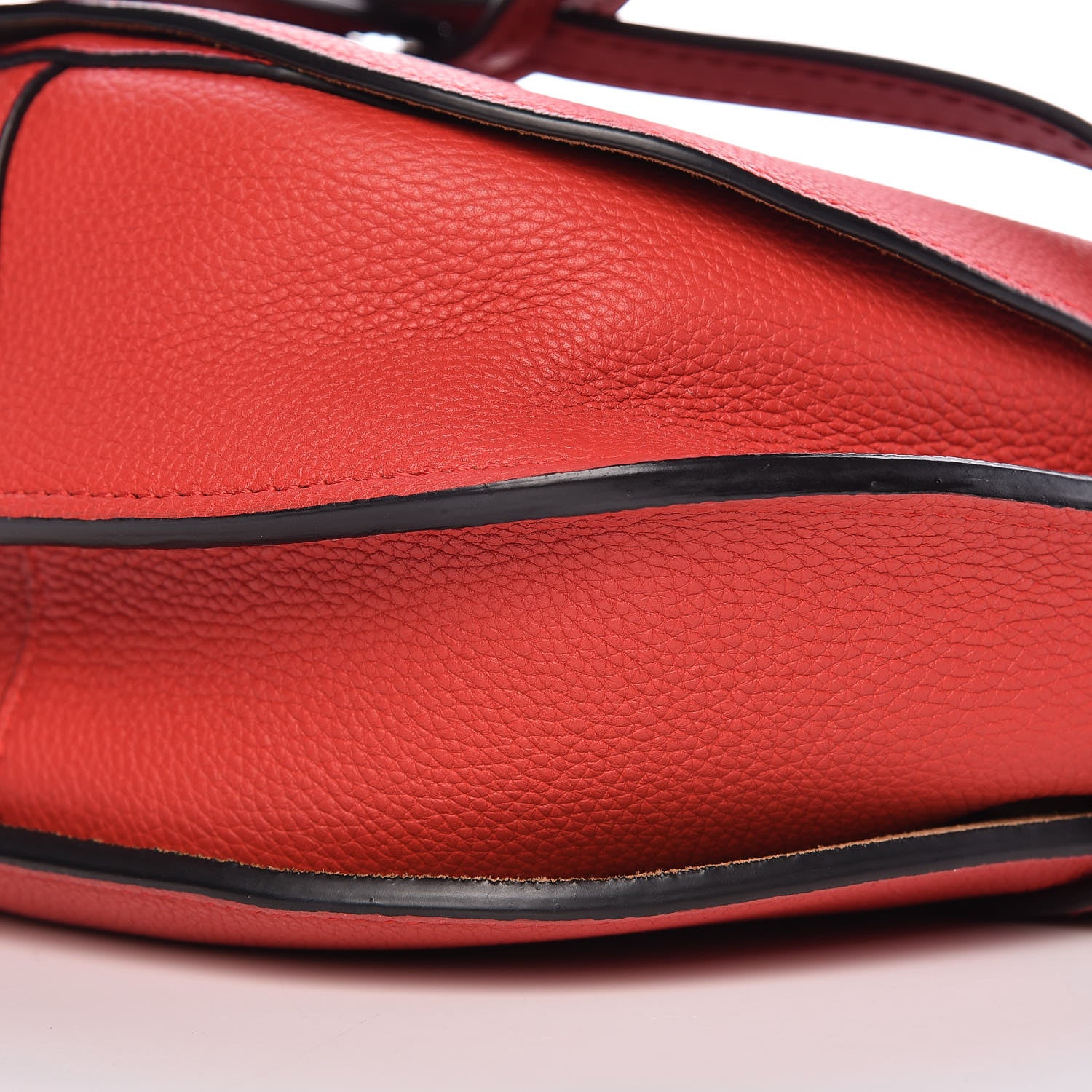 Loewe Soft Grain Calfskin Small Gate Crossbody Bag Scarlet Red Burnt Red 9 of 9