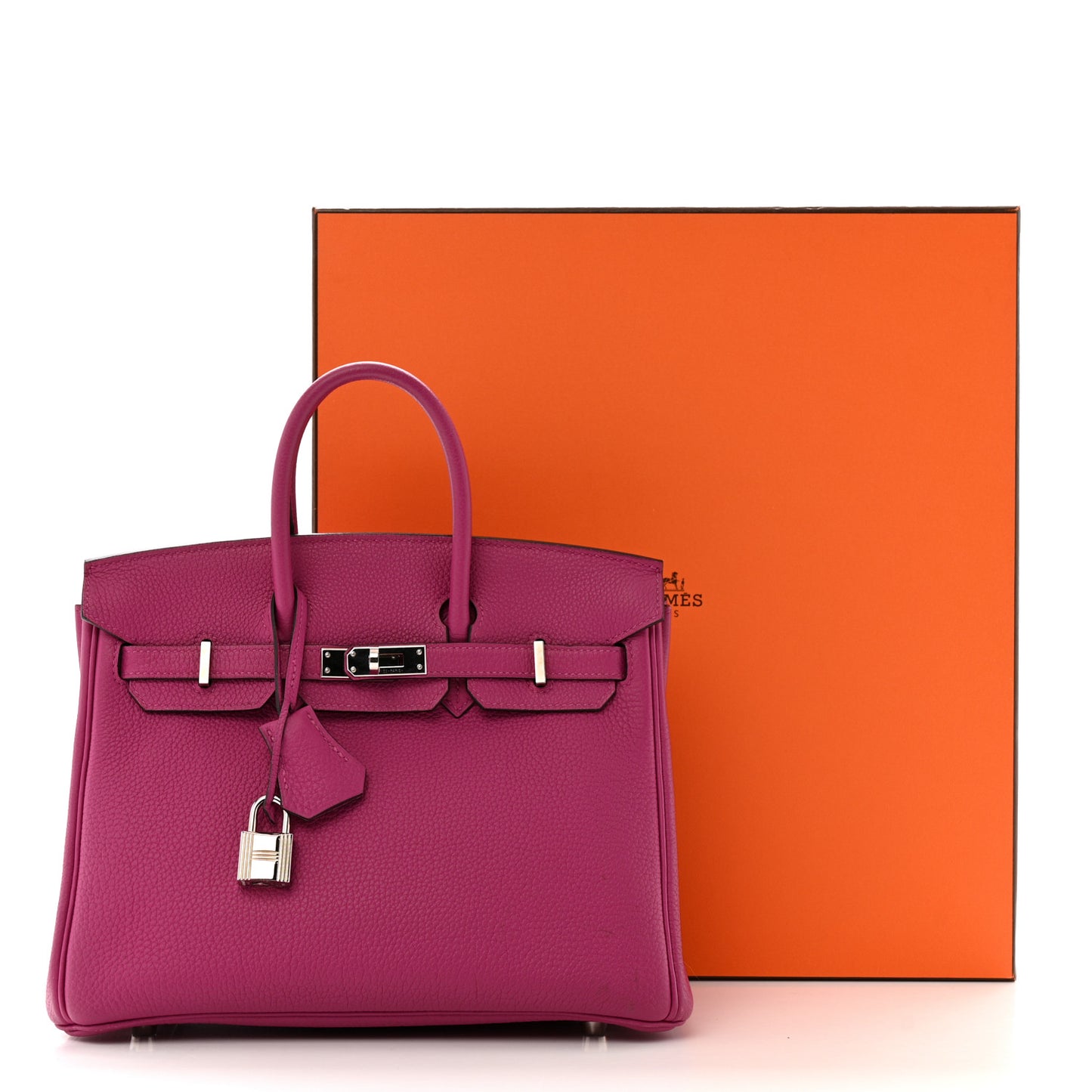 Togo Birkin 25 Rose Pourpre