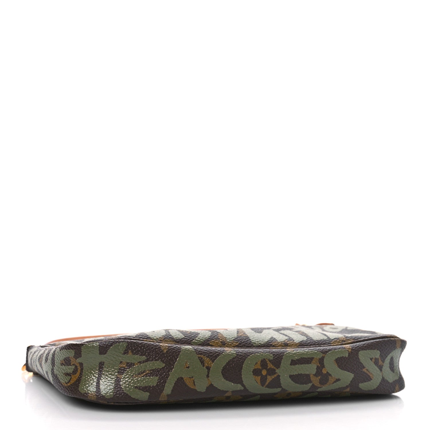 Louis Vuitton Monogram Graffiti Pochette Accessories Kaki 4 of 9